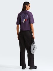 The North Face Purple Retro Trail Back Graphic Boxy T-Shirt - Image 2 of 5