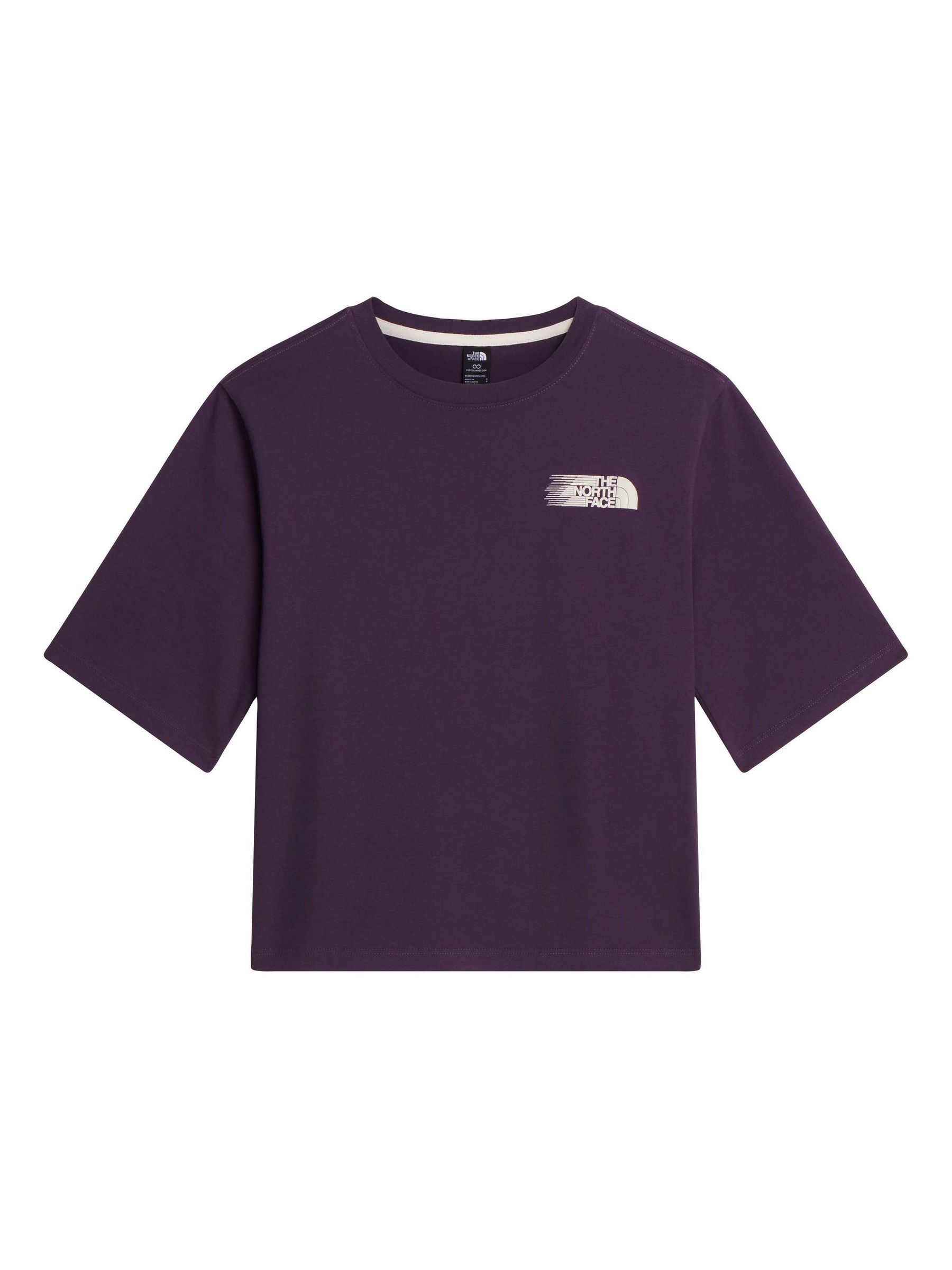 Buy The North Face Purple Retro Trail Back Graphic Boxy T-Shirt