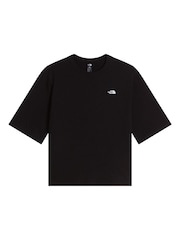 黑色 - The North Face Essential Simple Dome Boxy Relaxed T-Shirt - 5的图像4｝