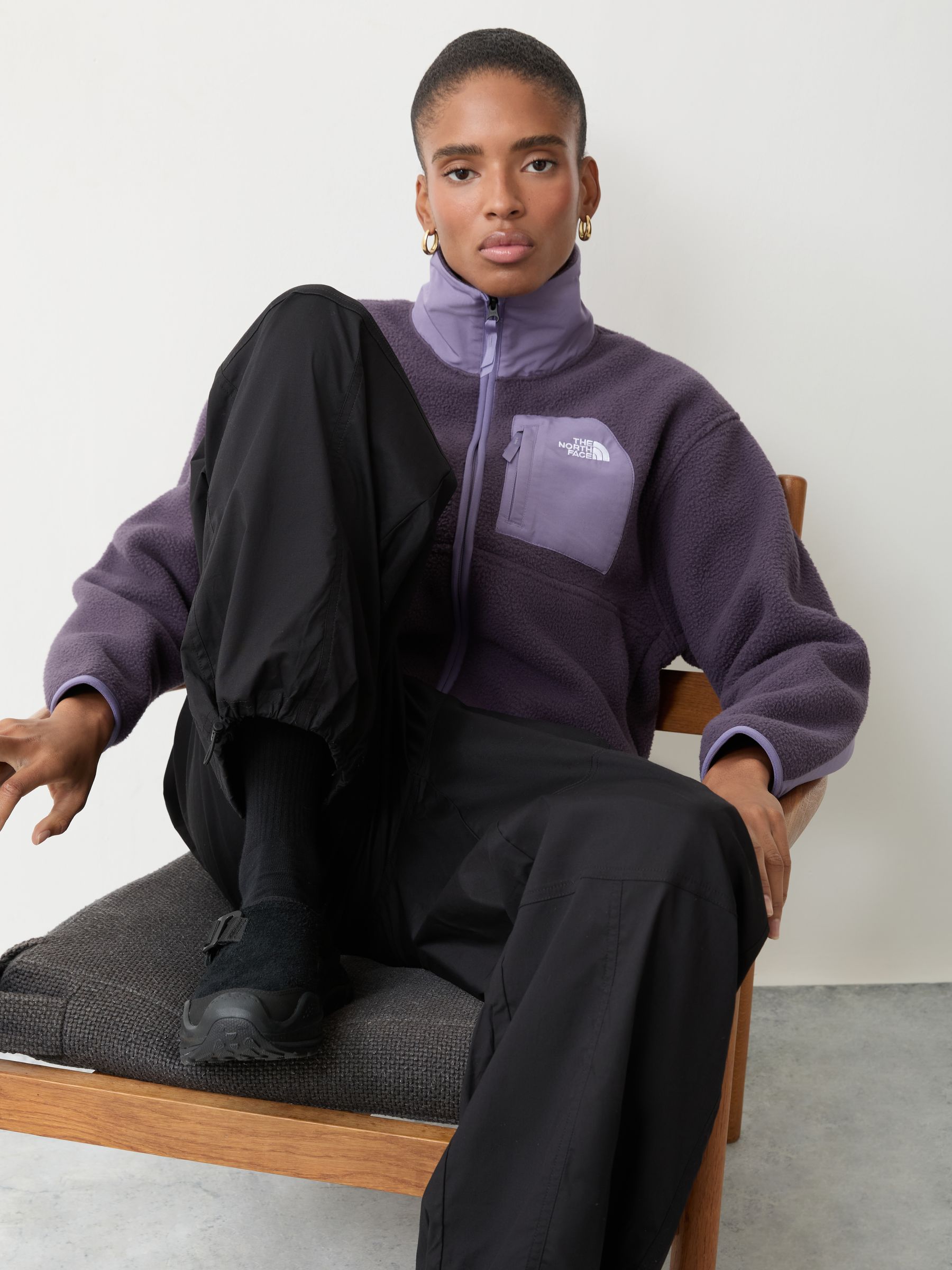 Buy The North Face Purple Yumiori Off Peak Full Zip Fleece Jacket