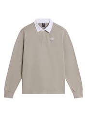 رمادي - قميص بولو بأكمام طويلة راغبي Vista من The North Face - صورة 4 من 5