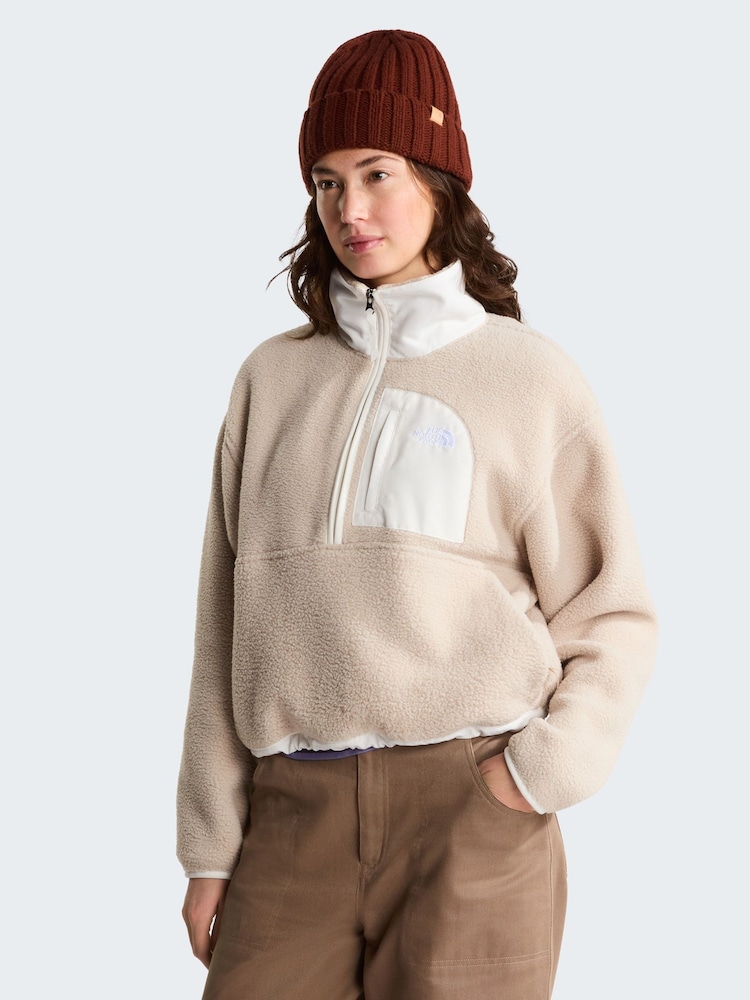 The North Face Natural Yumiori Off Peak 1/4 Zip Fleece - Image 1 of 5 The North Face Natural Yumiori Off Peak 1/4 Zip Fleece - Image 1 of 5