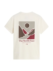 The North Face White Monte Back Graphic Regular T-Shirt - Image 4 of 5
