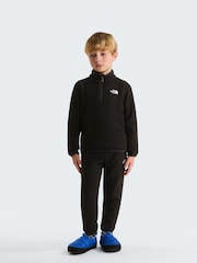Crno - The North Face Kids Glacier 1/4 Zip Fleece & Joggers Set - Slika 1 od 5