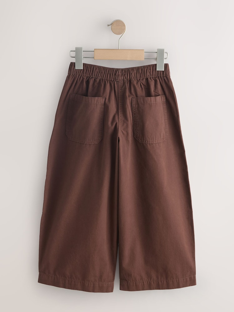 Chocolate Brown Barrel Pullon Trousers (3-16yrs) - Image 2 of 4 Chocolate Brown Barrel Pullon Trousers (3-16yrs) - Image 2 of 4