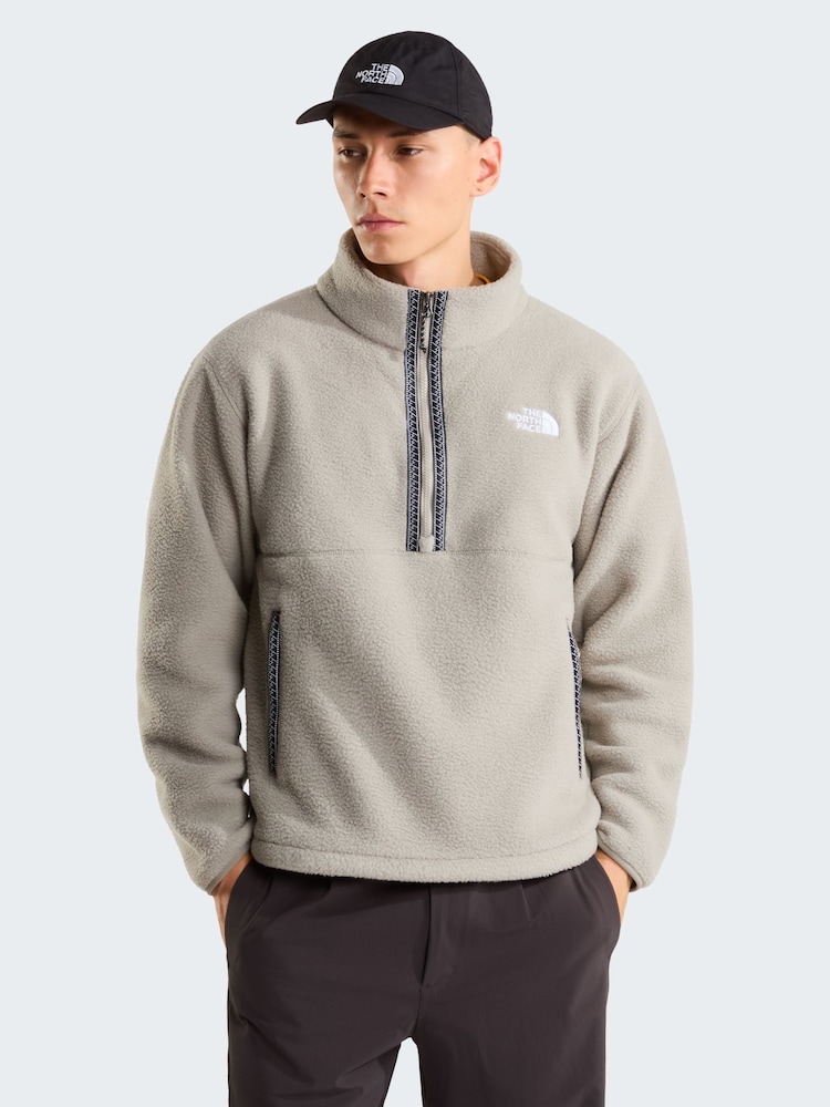 Gris - Forro polar con cremallera 1/4 Fleeski de The North Face - Imagen 1 de 3