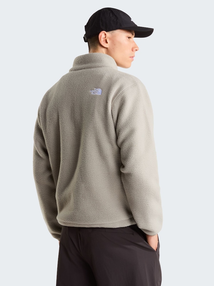 Gris - Forro polar con cremallera 1/4 Fleeski de The North Face - Imagen 2 de 3