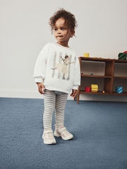 Cream Little Dancer Crew Neck Sweatshirt (3mths-7yrs) - Image 2 of 8