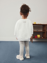 Cream Little Dancer Crew Neck Sweatshirt (3mths-7yrs) - Image 3 of 8