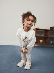 Cream Little Dancer Crew Neck Sweatshirt (3mths-7yrs) - Image 4 of 8