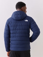 The North Face Blue Aconcagua Hooded Puffer Jacket - Image 2 of 5