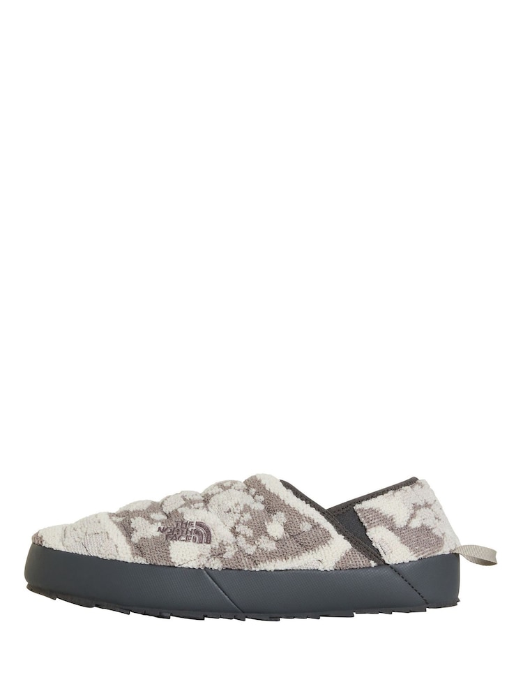 The North Face Grey Thermoball Traction Printed Mule Slippers - Image 1 of 4
