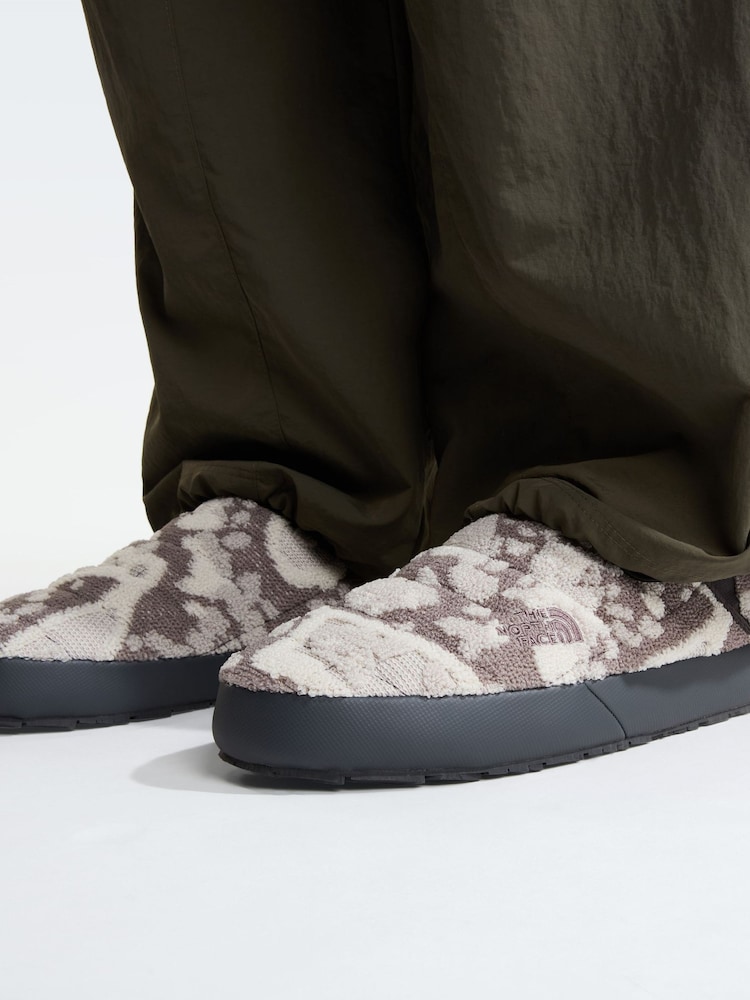 The North Face Grey Thermoball Traction Printed Mule Slippers - Image 4 of 4
