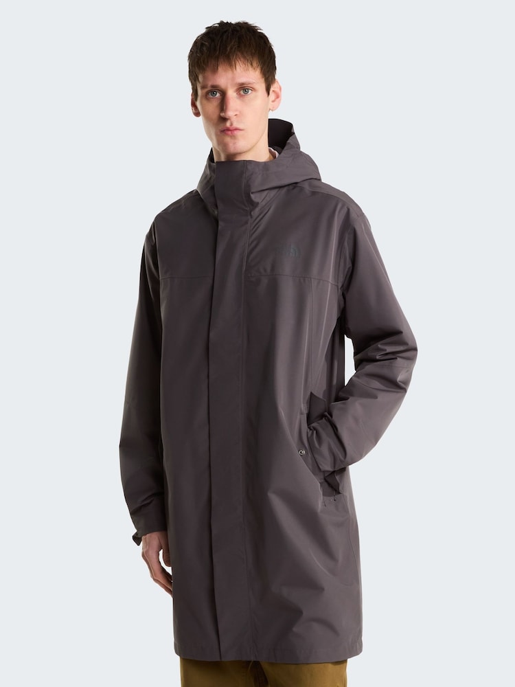 The North Face Grey Nukabira Shell Parka Jacket - Image 1 of 6