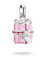 Thomas Sabo Pink Gift Charm Pendant - Image 1 of 4