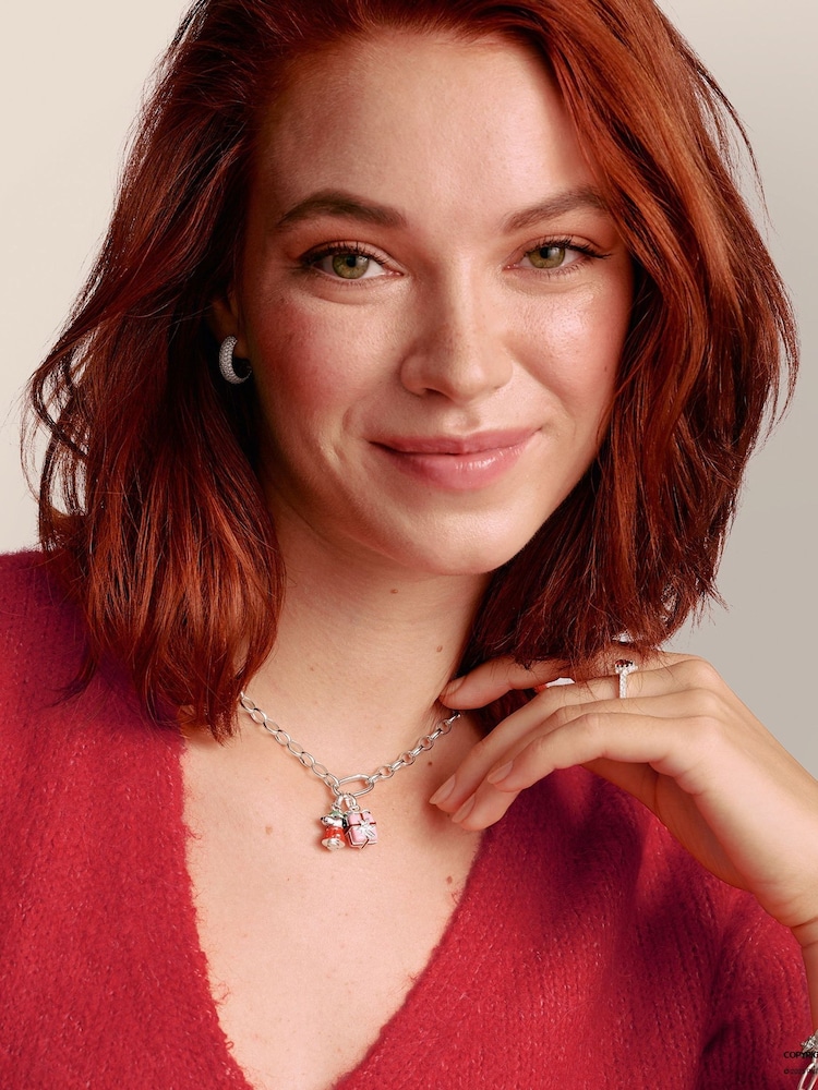 Thomas Sabo Pink Gift Charm Pendant - Image 4 of 4 Thomas Sabo Pink Gift Charm Pendant - Image 4 of 4