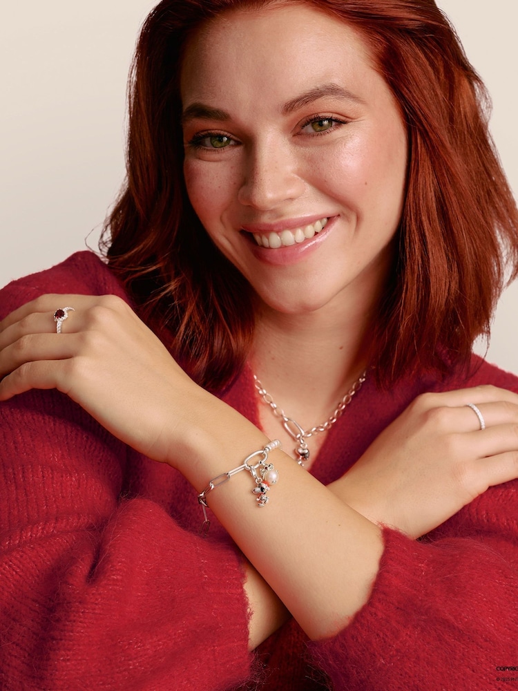 Thomas Sabo White Pearl With Bow Charm Pendant - Image 4 of 4 Thomas Sabo White Pearl With Bow Charm Pendant - Image 4 of 4