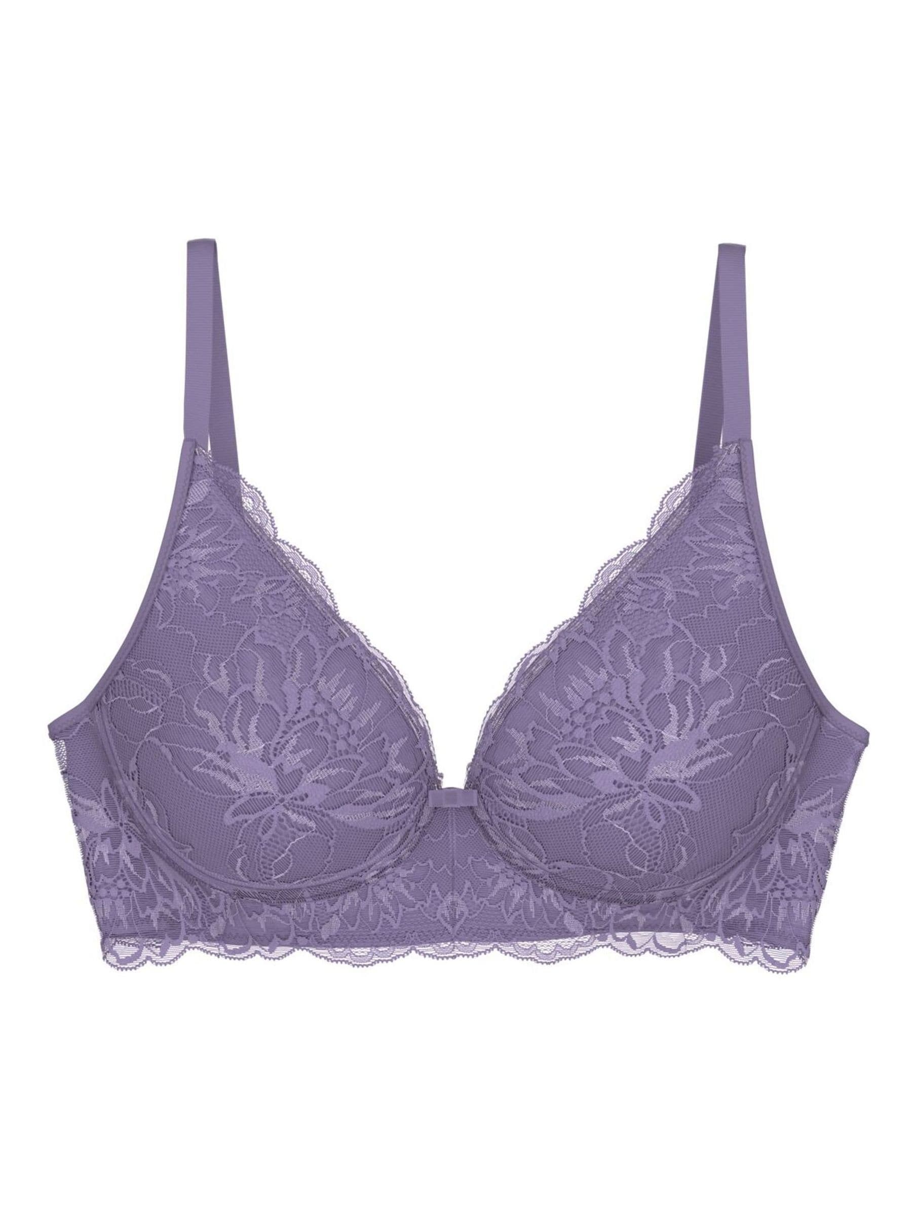 Buy Triumph Purple Non Wired Amourette Charm Bra from Next USA