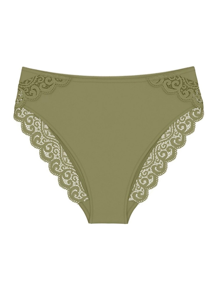 Triumph Green High Leg Amourette Maxi Knickers - Image 5 of 5