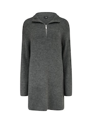 Pour Moi Black The Cosy Knit Dress - Image 3 of 4