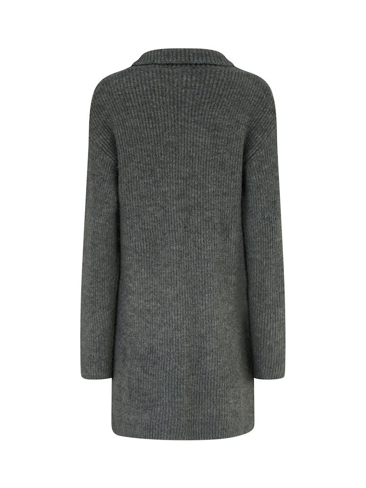 Pour Moi Black The Cosy Knit Dress - Image 4 of 4