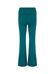 Pour Moi Blue The Buttery Soft Moves With You Flared Leggings - Image 4 of 4