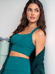 أزرق - حمَّالة صدر رياضية من تشكيلة The Buttery Soft Moves With You من Pour Moi - Image 1 of 4