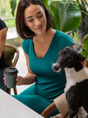 Pour Moi Blue The Buttery Soft Moves With You Hidden Support T-Shirt - Image 1 of 4