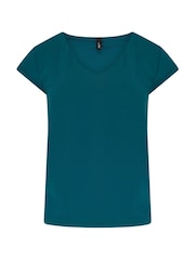Pour Moi Blue The Buttery Soft Moves With You Hidden Support T-Shirt - Image 3 of 4