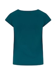 Pour Moi Blue The Buttery Soft Moves With You Hidden Support T-Shirt - Image 4 of 4