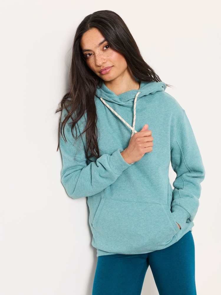 FatFace Freya Green Marl Overhead Hoodie - Image 1 of 7