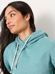 FatFace Freya Green Marl Overhead Hoodie - Image 3 of 7