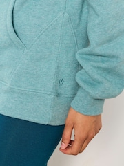 FatFace Freya Green Marl Overhead Hoodie - Image 4 of 7
