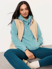 FatFace Freya Green Marl Overhead Hoodie - Image 6 of 7