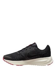 Nike Black Leopard Run Defy Road Running Trainers - Image 2 of 4