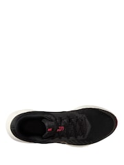 Nike Black Leopard Run Defy Road Running Trainers - Image 3 of 4