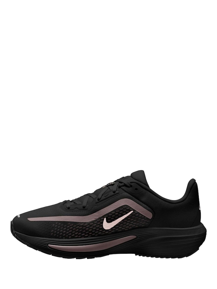 Nike Black Pink Quest 7 Road Running Trainers - Image 2 of 4 Nike Black Pink Quest 7 Road Running Trainers - Image 2 of 4