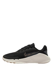 Nike Black Leopard Flex Train Workout Trainers - Image 2 of 4