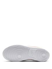 Nike White Shimmer Court Vision Low Trainers - Image 5 of 7