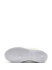 Nike Neutral/White Court Vision Low Trainers - Image 8 of 10