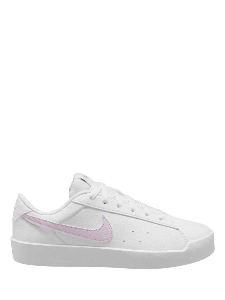 Nike White Lilac Court Heritage Trainers - Image 1 of 3 Nike White Lilac Court Heritage Trainers - Image 1 of 3