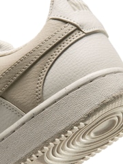 Nike Cream Phantom Court Vision Low Trainers - Image 10 of 11