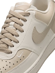 Nike Cream Phantom Court Vision Low Trainers - Image 11 of 11