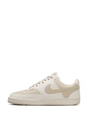 Nike Cream Phantom Court Vision Low Trainers - Image 4 of 11