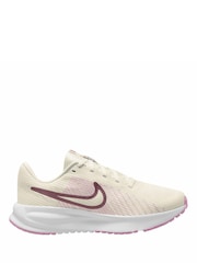 Nike White Pink Smoke Run Defy Road Running Trainers - Image 1 of 4