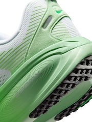 Nike White Illusion Green Vomero 18 Road Running Trainers - Image 11 of 11