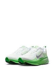Nike White Illusion Green Vomero 18 Road Running Trainers - Image 5 of 11