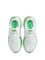 Nike White Illusion Green Vomero 18 Road Running Trainers - Image 7 of 11