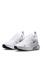 Nike Black White Air Max 270 Trainers - Image 2 of 7