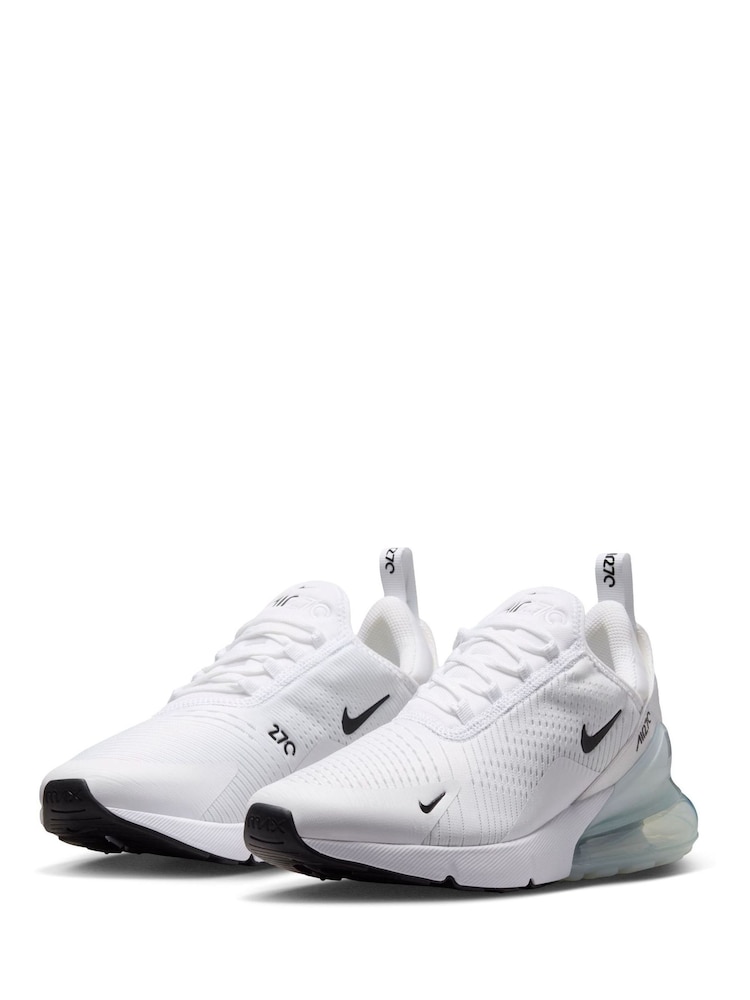 Nike Black White Air Max 270 Trainers - Image 2 of 7 Nike Black White Air Max 270 Trainers - Image 2 of 7